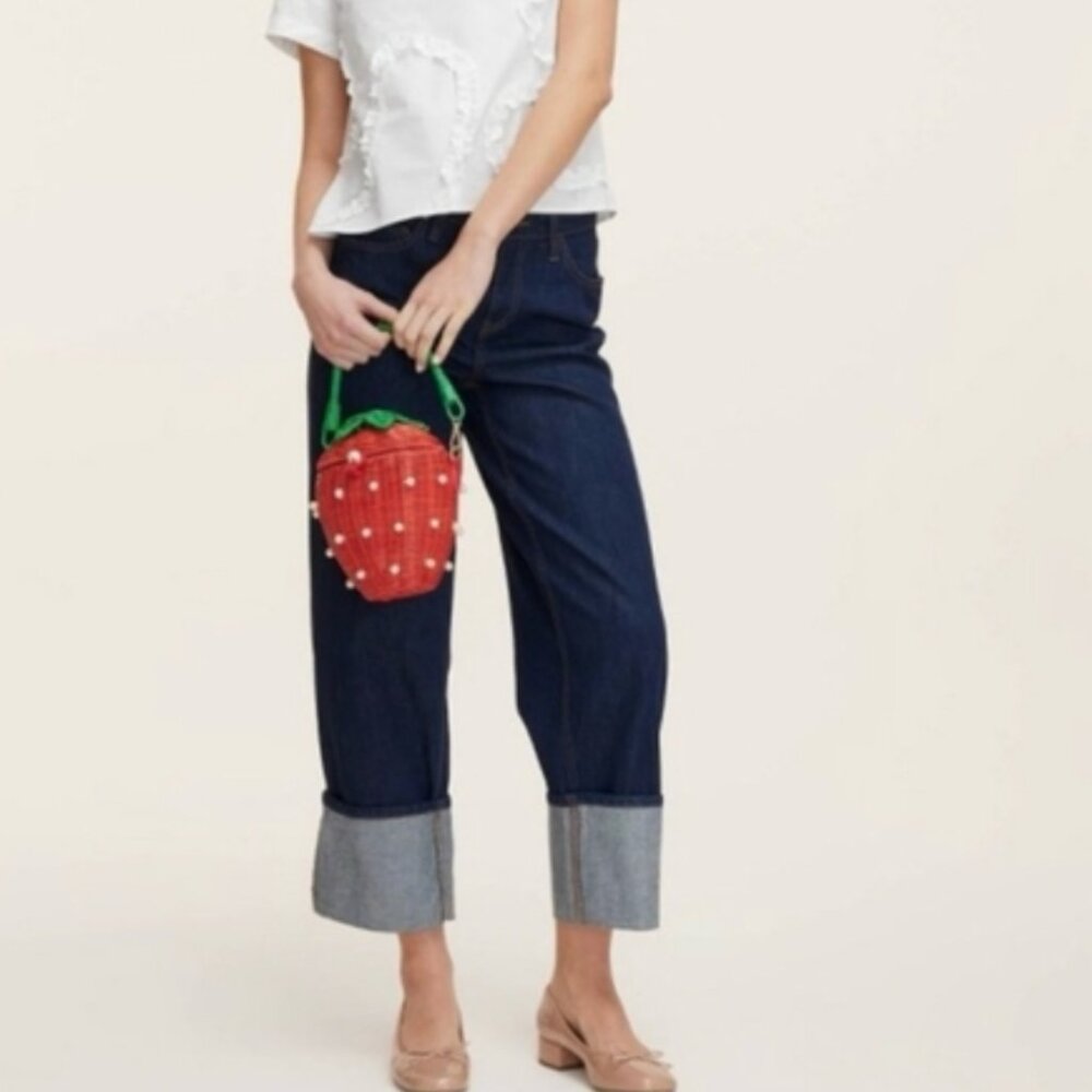 NWT Kate Spade x Target Straight Leg Cuffed Jeans